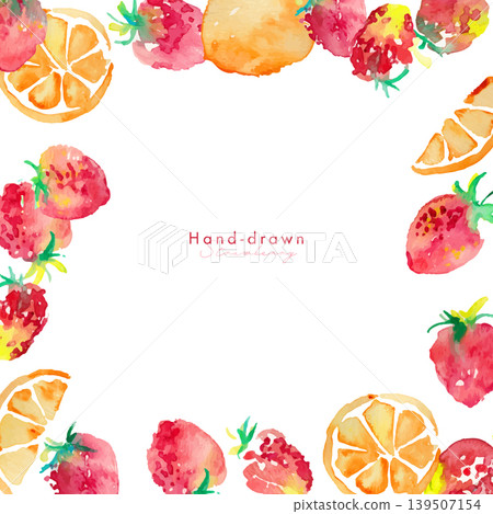 水彩畫。以水彩風格描繪檸檬和草莓的夏日背景。夏日水彩背景。向量圖。 水彩畫。以水彩風格描繪檸檬和草莓的夏日背景。夏日水彩背景。向量圖。 139507154
