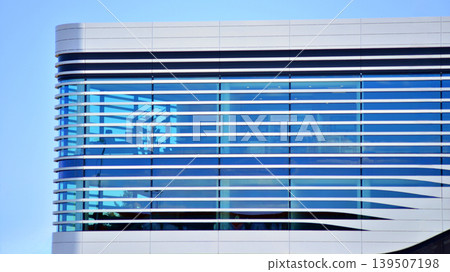 Empty new constructed automobile dealership. The building contains a sales room, offices, service and parts warehouse. Empty new constructed automobile dealership. The building contains a sales room, offices, service and parts warehouse. 139507198