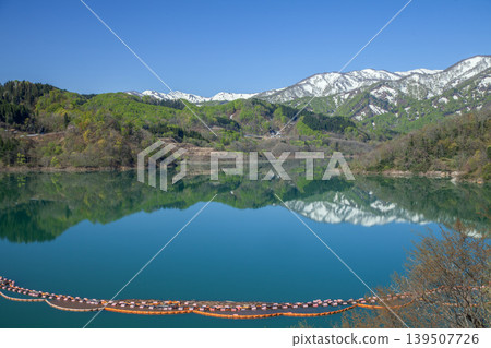 Springtime at Gassan Dam Lake Springtime at Gassan Dam Lake 139507726
