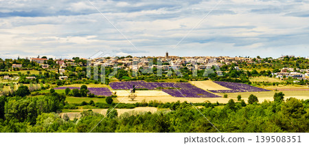 Puimoisson village in in the Alpes-de-Haute-Provence France 139508351