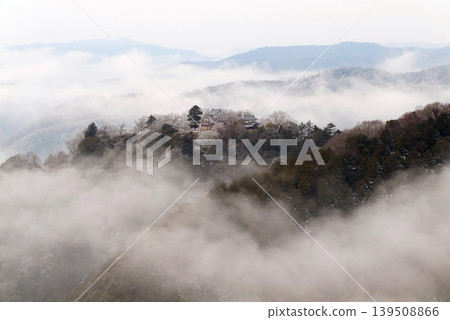 冬季雲海與備中松山城（天空之城）25716 139508866