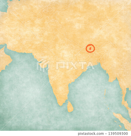 Map of India - Sikkim 139509300