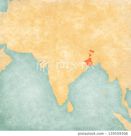 Map of India - West Bengal Map of India - West Bengal 139509306