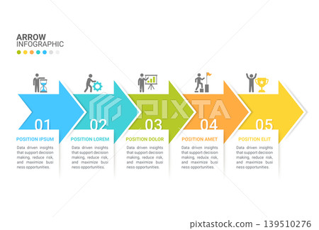 Infographic Arrow Staircase Step Business Growth Concepts for Success Diagram Background Template Infographic Arrow Staircase Step Business Growth Concepts for Success Diagram Background Template 139510276