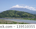 儘管天氣晴朗，富士山和藤川卻籠罩在雲霧之中。 139510355