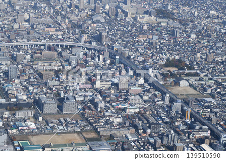 Aerial photograph of Osaka Aerial photograph of Osaka 139510590