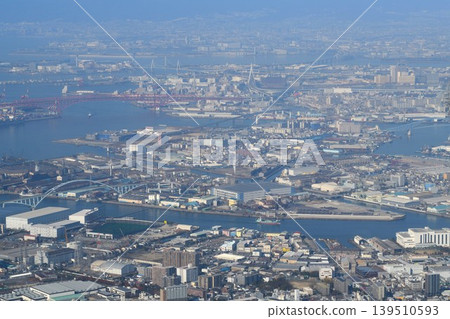 Aerial photograph of Osaka 139510593