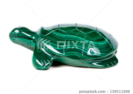 macro mineral stone turtle from malachite 139511099