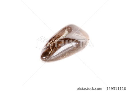 Macro mineral stone jasper on a white background 139511118