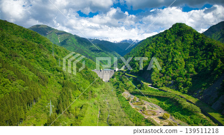 In May, snowmelt water flows through a small stream in eastern Toyama Prefecture. In May, snowmelt water flows through a small stream in eastern Toyama Prefecture. 139511218