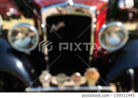 Berlin, Germany - May 2, 2026. Abstract view of vintage car Berlin, Germany - May 2, 2026. Abstract view of vintage car 139511445