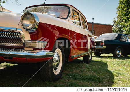 Berlin, Germany - May 2, 2026. GAZ Volga at Oldtimer Open Air Berlin, Germany - May 2, 2026. GAZ Volga at Oldtimer Open Air 139511454