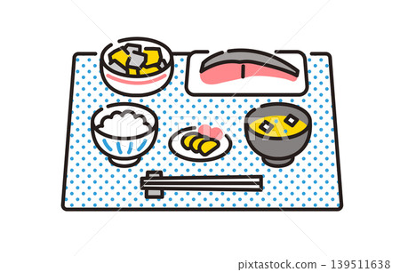 營養均衡的日式料理 營養均衡的日式料理 139511638