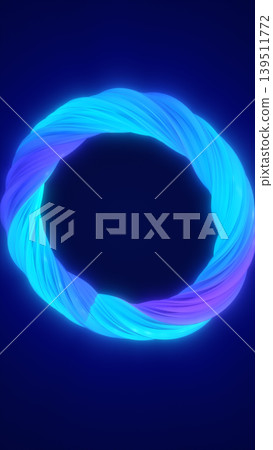 Luminous blue and purple abstract ring floating on a dark background, symbolizing unity, motion, energy, and futuristic digital design Luminous blue and purple abstract ring floating on a dark background, symbolizing unity, motion, energy, and futuristic digital design 139511772