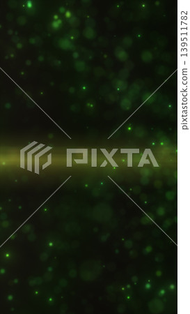 Green floating bokeh particles on dark background with soft glow and atmospheric dust sparkle Green floating bokeh particles on dark background with soft glow and atmospheric dust sparkle 139511782