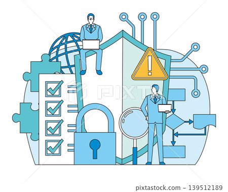 Information security image illustration Information security image illustration 139512189
