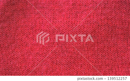 Red knit background Red knit background 139512257