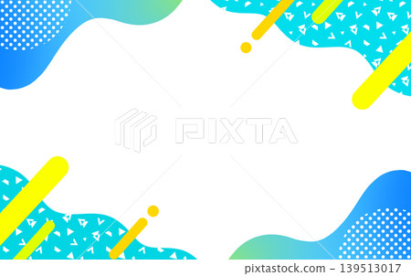 Colorful geometric frame, wave, abstract, refreshing. Colorful geometric frame, wave, abstract, refreshing. 139513017