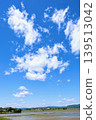 Flowing clouds and countryside 139513042