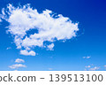 blue sky and white clouds 139513100