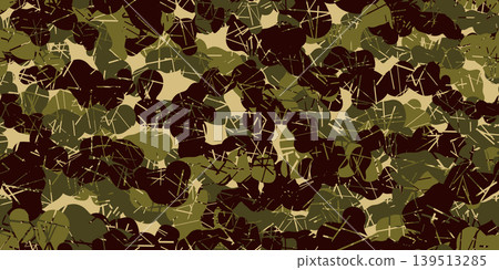 Camouflage pattern seamless background material Camouflage pattern seamless background material 139513285