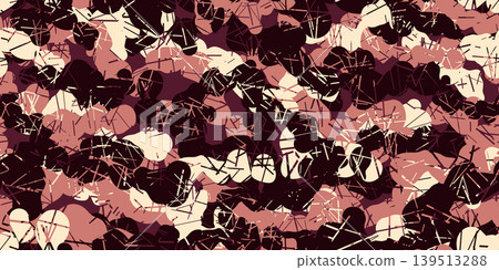 Camouflage pattern seamless background material Camouflage pattern seamless background material 139513288