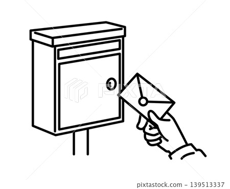 Mailbox (line drawing) Mailbox (line drawing) 139513337