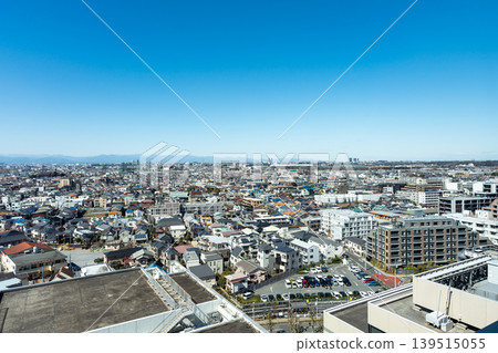 View towards Ajinomoto Stadium from the 12th floor of Chofu City Cultural Center Tazukuri, Kojima-cho, Chofu City, Tokyo 139515055