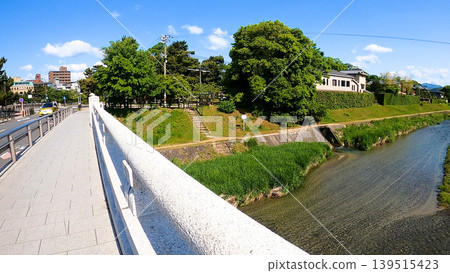 從橋上眺望河景 從橋上眺望河景 139515423