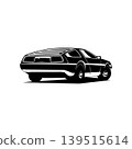 1981 DeLorean car. A very admired legendary car vector. Available in badges, emblems, icons, design stickers. 139515614