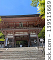 The Niomon Gate of Kurama-dera Temple in Kyoto, surrounded by fresh greenery. 139515669