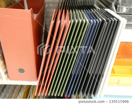 Colorful stationery foldable storage box 139515906