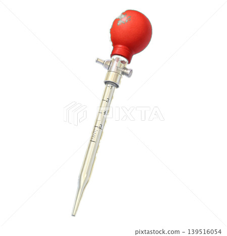 Illustration of a pipette Illustration of a pipette 139516054
