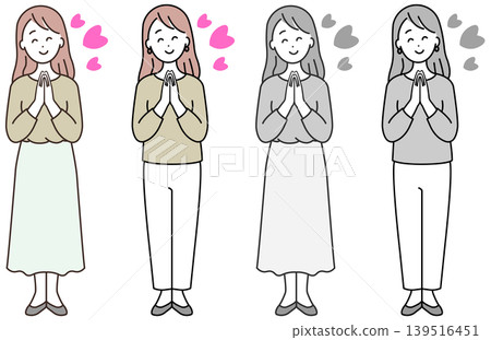 Happy Woman - Color & Monochrome Set Happy Woman - Color & Monochrome Set 139516451