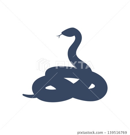 Snake Silhouette Logo Illustration Vector Template Snake Silhouette Logo Illustration Vector Template 139516769