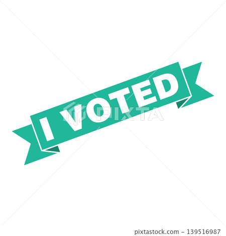 I Voted Letter Rubber Stamp Template Design I Voted Letter Rubber Stamp Template Design 139516987