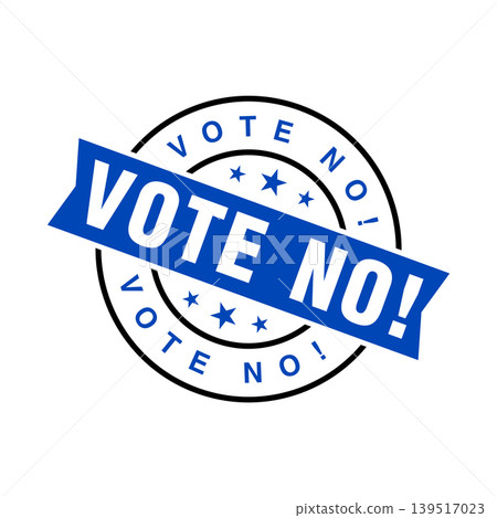 Vote No Letter Rubber Stamp Template Design Vote No Letter Rubber Stamp Template Design 139517023