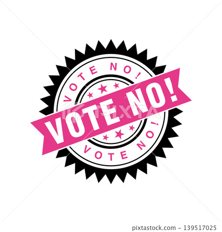 Vote No Letter Rubber Stamp Template Design Vote No Letter Rubber Stamp Template Design 139517025