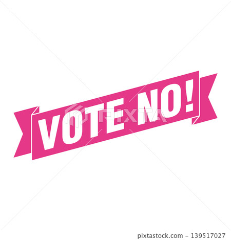 Vote No Letter Rubber Stamp Template Design 139517027