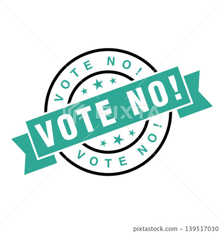 Vote No Letter Rubber Stamp Template Design Vote No Letter Rubber Stamp Template Design 139517030
