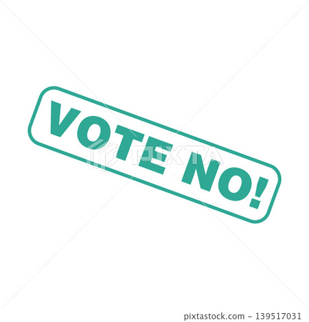 Vote No Letter Rubber Stamp Template Design Vote No Letter Rubber Stamp Template Design 139517031