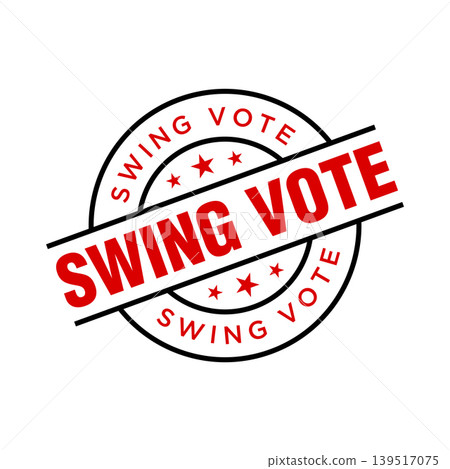 Swing Vote Letter Rubber Stamp Template Design Swing Vote Letter Rubber Stamp Template Design 139517075
