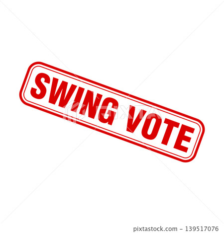 Swing Vote Letter Rubber Stamp Template Design Swing Vote Letter Rubber Stamp Template Design 139517076