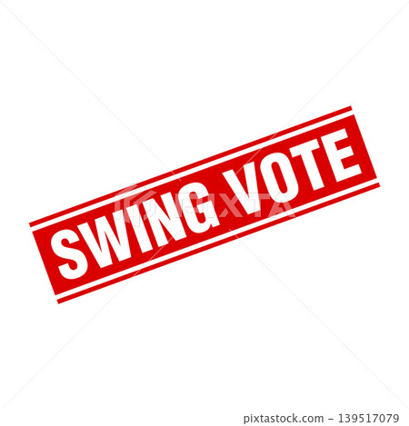 Swing Vote Letter Rubber Stamp Template Design Swing Vote Letter Rubber Stamp Template Design 139517079