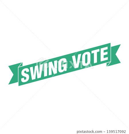 Swing Vote Letter Rubber Stamp Template Design 139517092