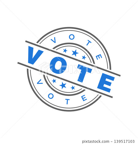 Vote Letter Rubber Stamp Template Design Vote Letter Rubber Stamp Template Design 139517103
