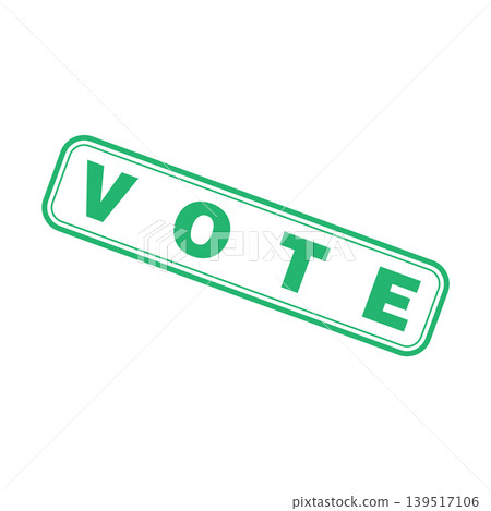 Vote Letter Rubber Stamp Template Design Vote Letter Rubber Stamp Template Design 139517106