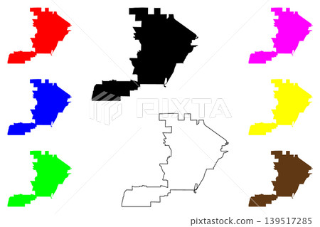 Rio Rancho city (United States of America, USA, U.S., New Mexico State) map vector illustration, scribble sketch Rio Rancho map Rio Rancho city (United States of America, USA, U.S., New Mexico State) map vector illustration, scribble sketch Rio Rancho map 139517285