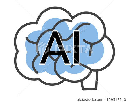 Human brain outline with AI letters vector illustration Machine learning neural network digital mind high technology data science smart automation Artificial anatomy with characters Human brain outline with AI letters vector illustration Machine learning neural network digital mind high technology data science smart automation Artificial anatomy with characters 139518540