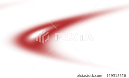 Abstract red light flare forming a dynamic curved beam with a bright focal point isolated on a transparent background. Creative element for motion graphics and modern design. Abstract red light flare forming a dynamic curved beam with a bright focal point isolated on a transparent background. Creative element for motion graphics and modern design. 139518856
